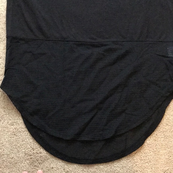 Black shirt with mesh detailing - Picture 3 of 3